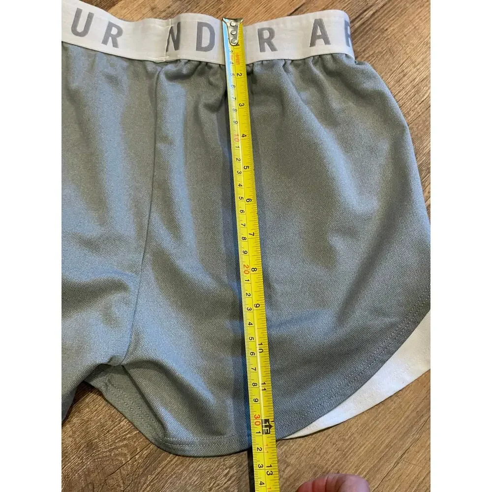 Under Armour ladies Play up 3.0 Gym Short  XS gray/white pockets - Picture 7 of 11